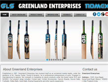 Tablet Screenshot of greenlandentp.com
